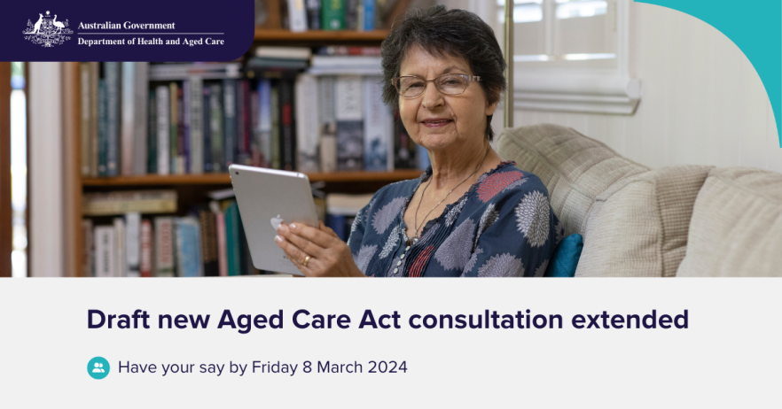 Image of the new Aged Care Act consultation
